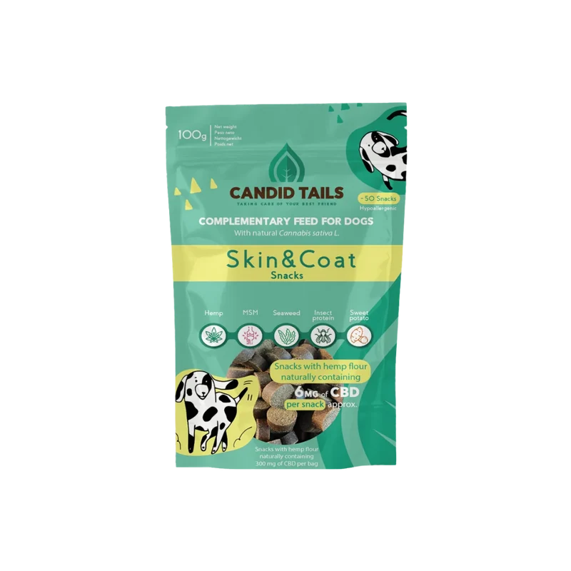 Snacks Calm+ con CBD natural perros