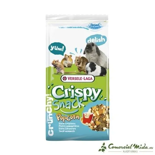 CRISPY SNACK Popcorn Comida para Roedores
