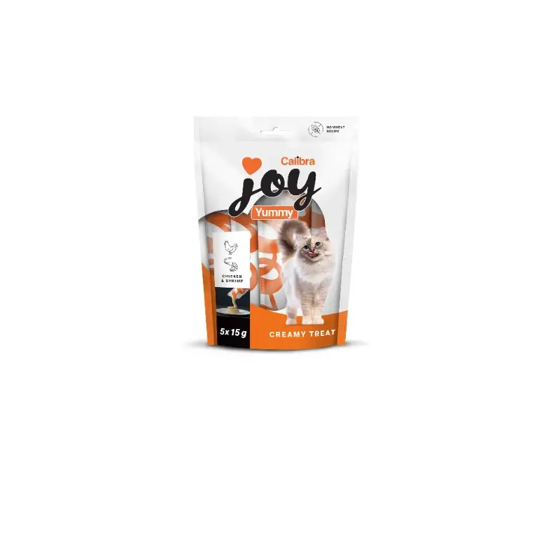 Calibra Joy Cat Yummy Pollo Y Gamba Treats, 15x75gr