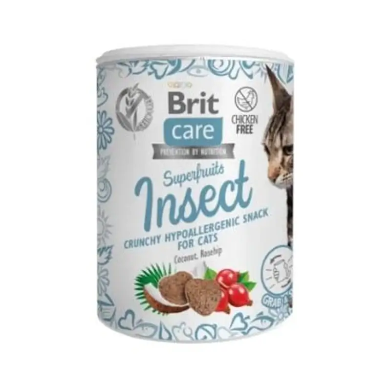 Brit Care Cat Snack Sf- Insecto 6X100Gr