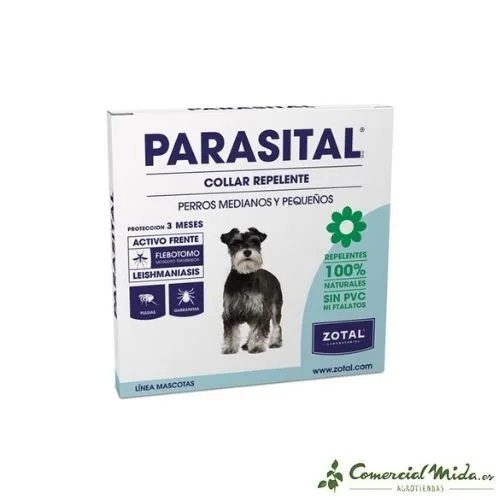 PARASITAL Collar Antiparasitario Repelente Perros (varios tamaños)