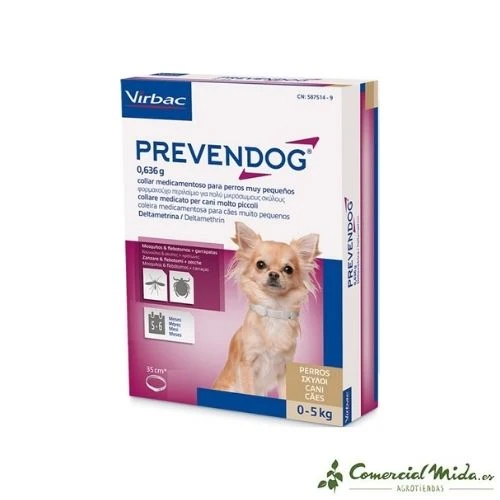 VIRBAC PREVENDOG, Collar Antiparasitario Perros