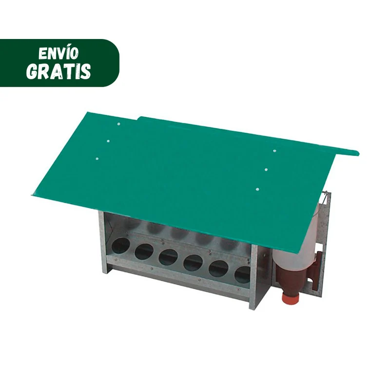 Comedero y Bebedero Exterior para Gallinas GÓMEZ Y CRESPO