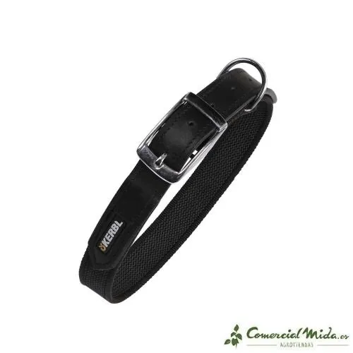 KERBL Collar Goma Antideslizante para Perros, Negro