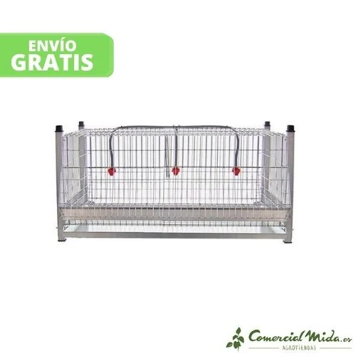 Jaula Exposición GÓMEZ Y CRESPO para Pollos y Pájaros 0,90m