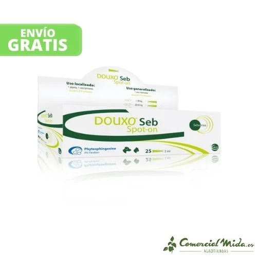 Pipetas Anti-Seborrea Douxo Seb Spot-On CEVA para Mascotas (25x2ml)