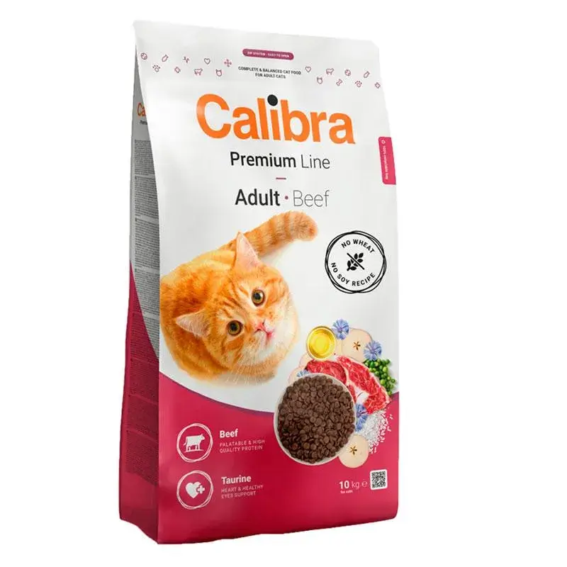 Calibra Cat Premium Adulto Carne Vacuno 10Kg
