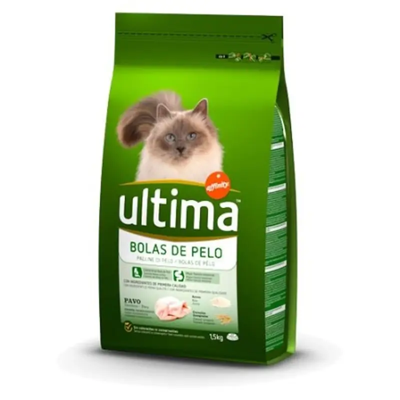 Ultima Pienso Cat Control Bolas De Pelo, 1,5 kg