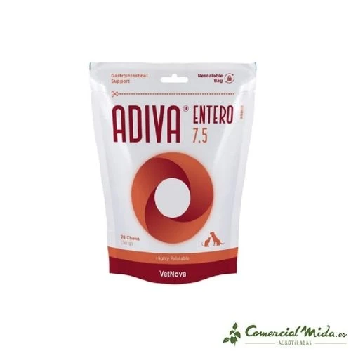 Suplemento Alimenticio VETNOVA Adiva Entero Small & Medium y Large