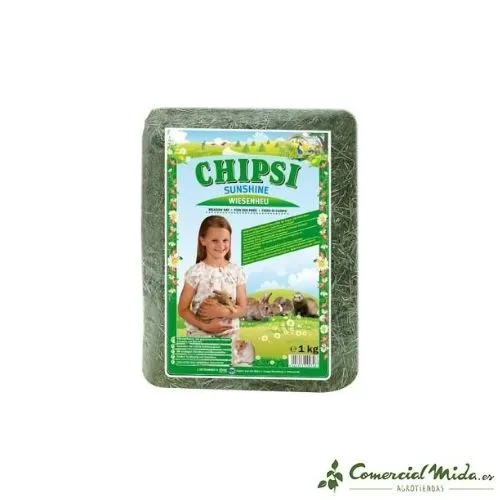 Heno de Prado JRS CHIPSI Sunshine para Roedores