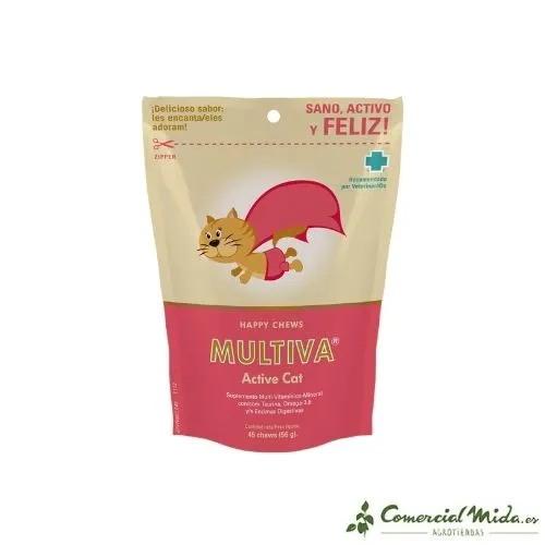 Suplemento Alimenticio VETNOVA Active Cat 45 Chews para Gatos