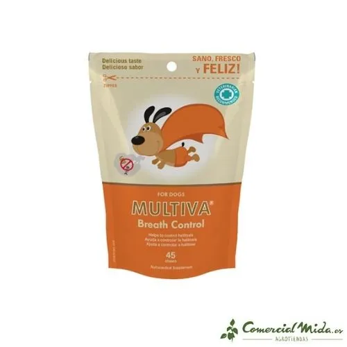 Suplemento VETNOVA Multiva Breath Control 45 Chews para Perros