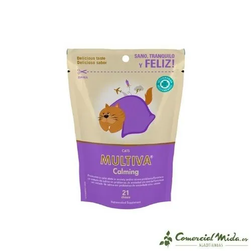 Suplemento Alimenticio VETNOVA Multiva Calming Cat 25 Chews para Gatos