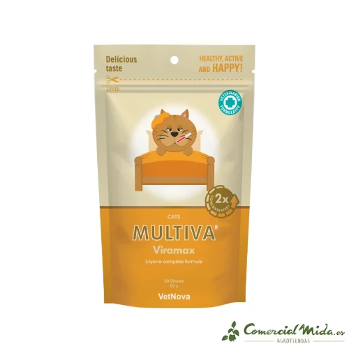 Suplemento Alimenticio VETNOVA Multiva Viramax para Gatos
