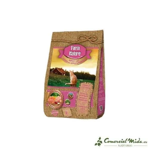 Pienso FARM NATURE de Pollo con Manzana y Calabaza para Gatos
