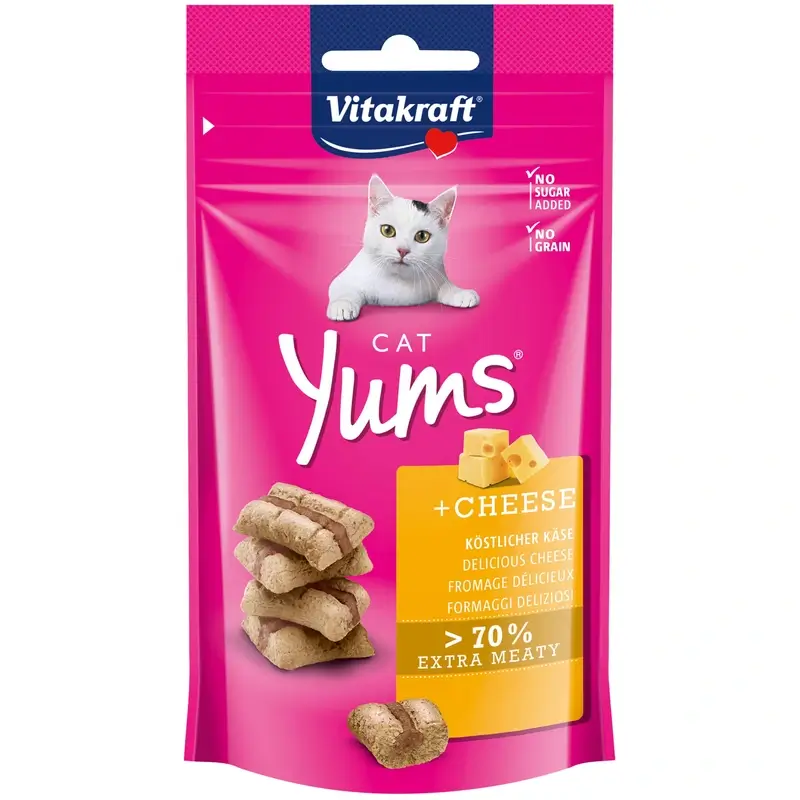 Vitakraft Cat Yums Queso 9x40 gramos