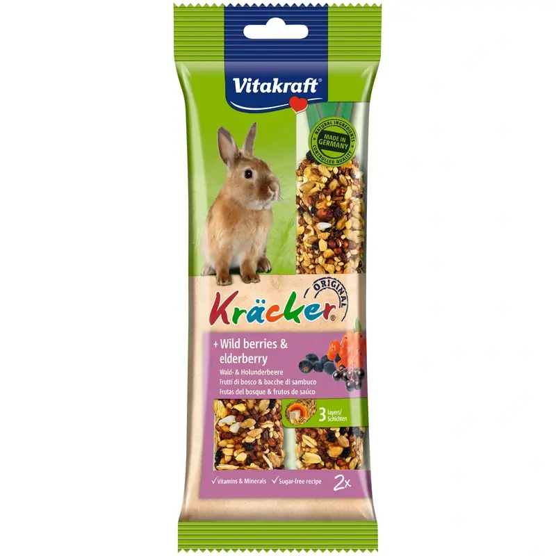 Vitakraft Barritas Conejo Enano Fruta 5x2 unidades