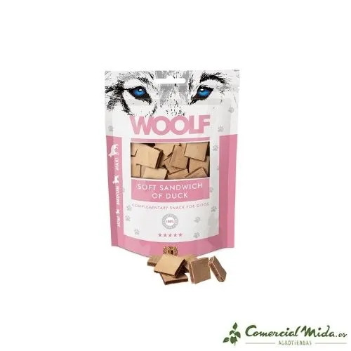 Snack WOOLF Sándwich de Pato 5 x 100 gr