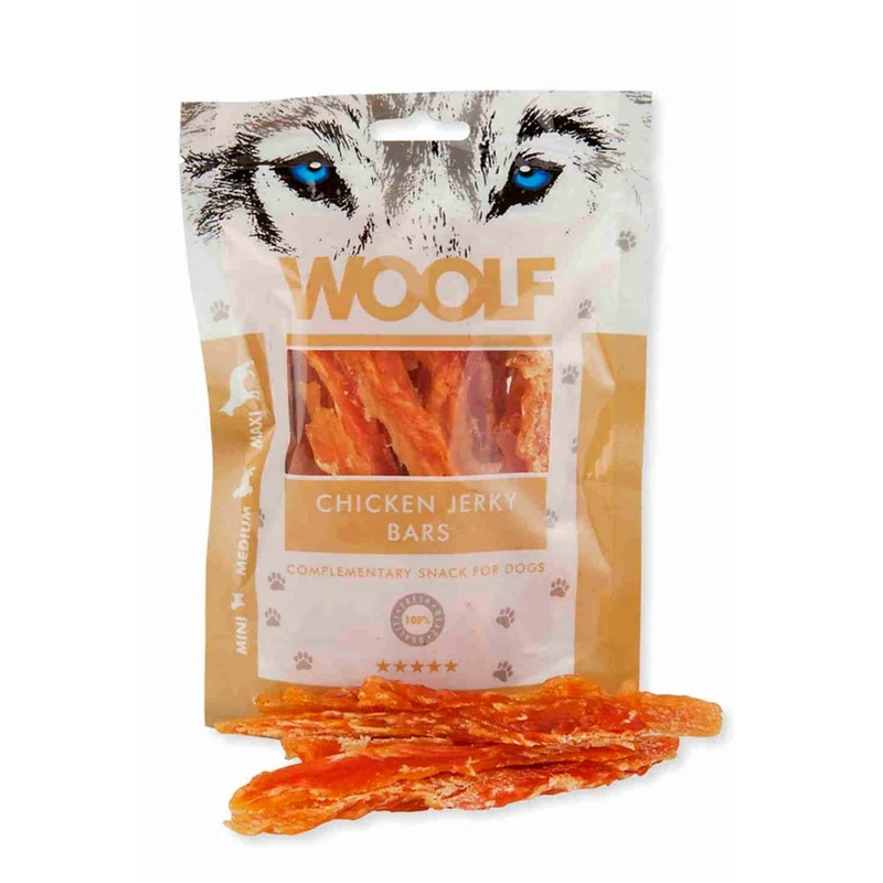 Snack WOOLF Barritas de Pollo 10 x 100 gr