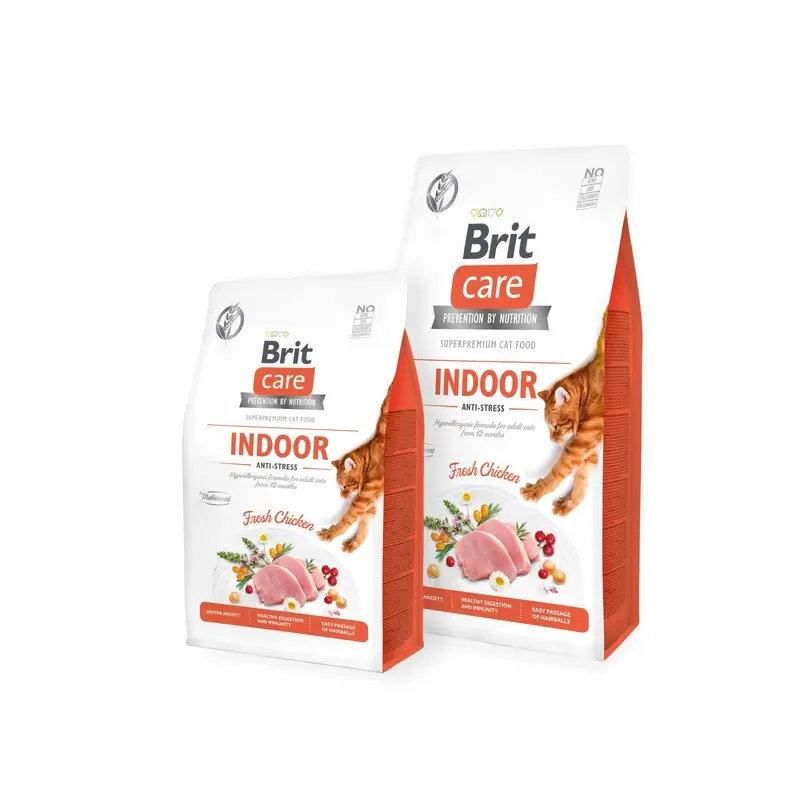 Brit Care Cat Grain Free Indoor Antiestrés 2 kilos