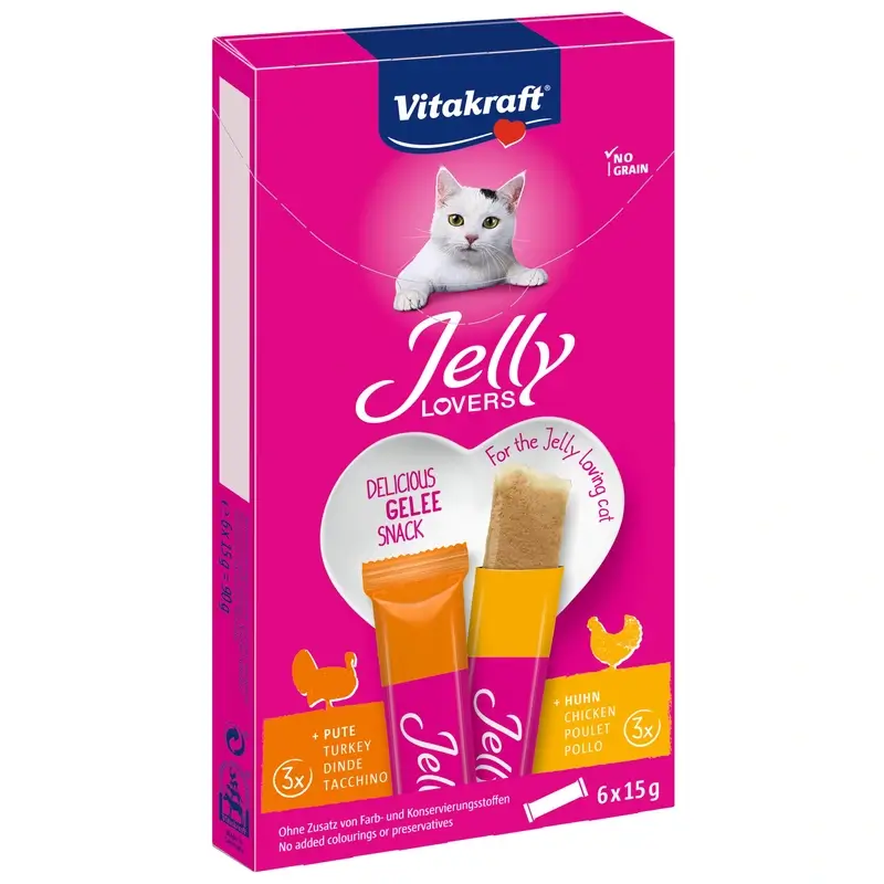 Vitakraft Jelly Lovers Pollo Y Pavo 15 gramos
