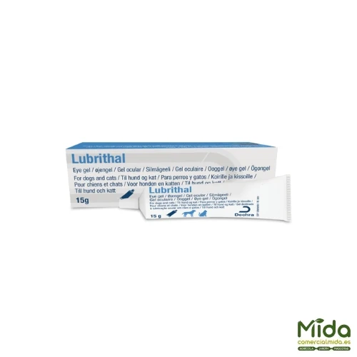 Gel Ocular DECHRA Lubrithal 15 gr para Perros y Gatos