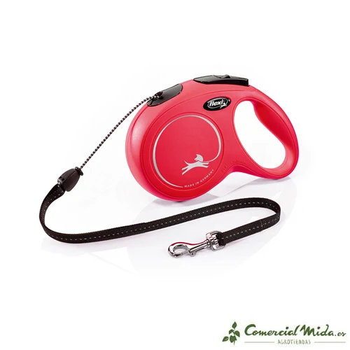 Correa FLEXI NewClassic 8 m Cordón para Perro