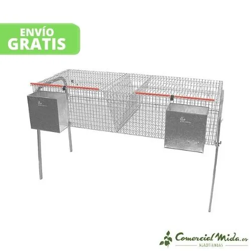 GÓMEZ Y CRESPO Jaula Económica-8 para Conejos