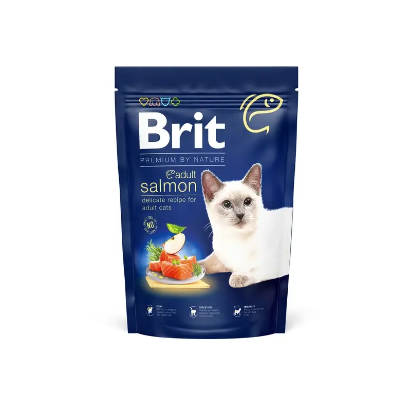 Brit Premium By Nature Cat Adult Salmón 1,5kg