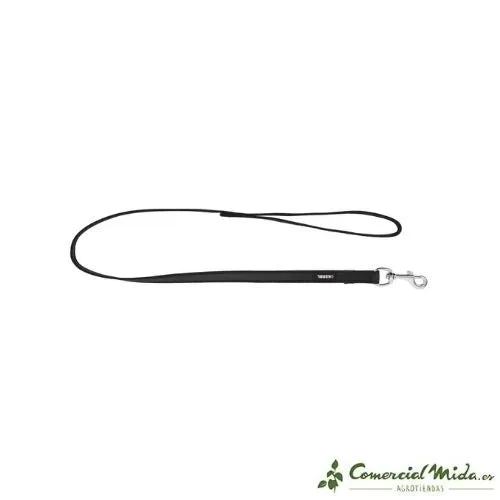 KERBL Correa Antideslizante 100 cm x 20 mm Negro para Perro