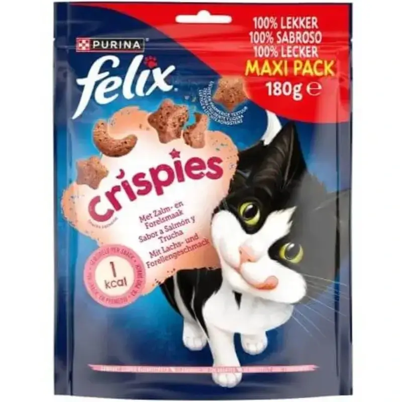 Felix Crispies Salmon&Trucha 5X180Gr