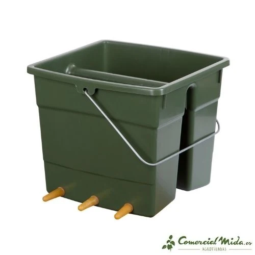 Cubo tetón 11L para corderos (6 salidas)