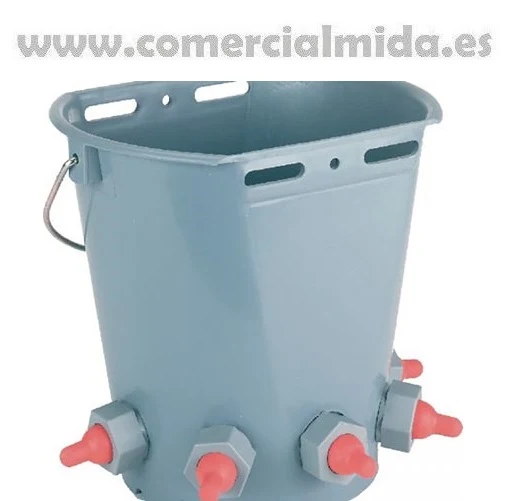 Cubo KERBL tetón 8L para corderos (5 salidas) - Ref: 1520