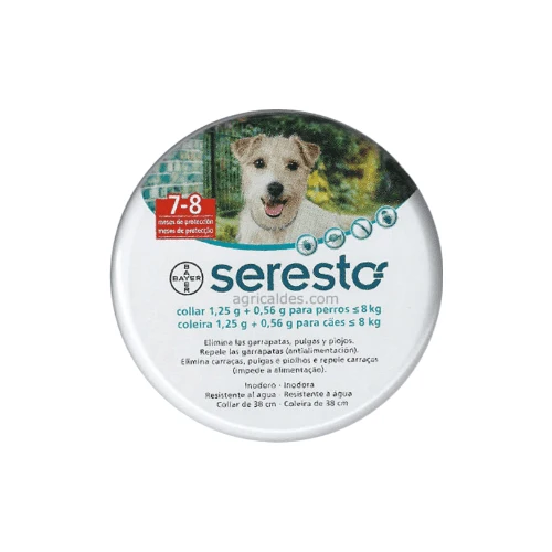 Collar SERESTO BAYER para perros anti pulgas, garrapatas y piojos