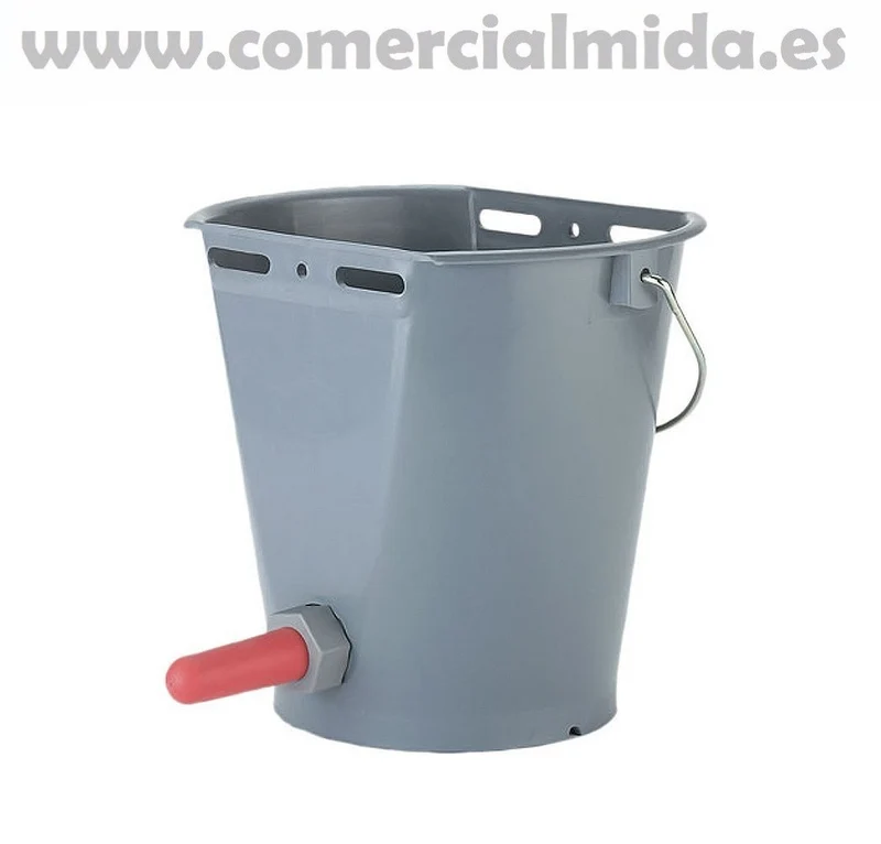 Cubo KERBL tetón 8L para terneros (1 salida) - Ref: 1511