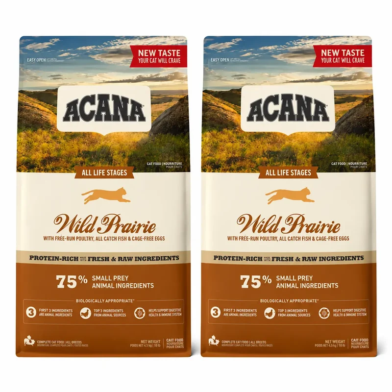 Acana Feline Adult Wild Prairie 4,5 Kg Pienso Para Gatos , pack 2