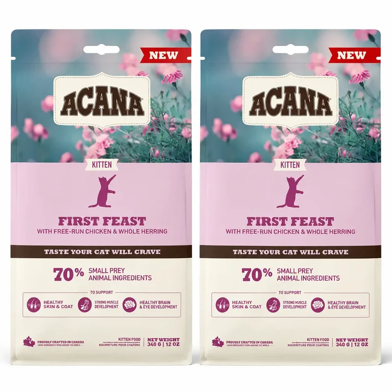 Acana Feline Kitten First Feast 1,8 Kg Pienso Para Gatos , pack 2