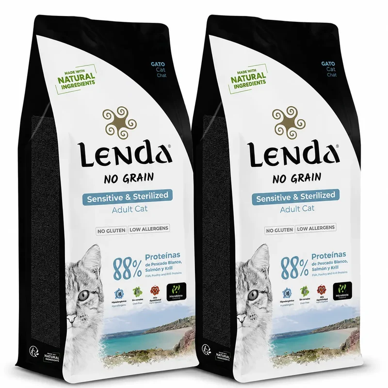 Lenda Gato Sensitive Sterilized Grain Free, 2 X 7 kg