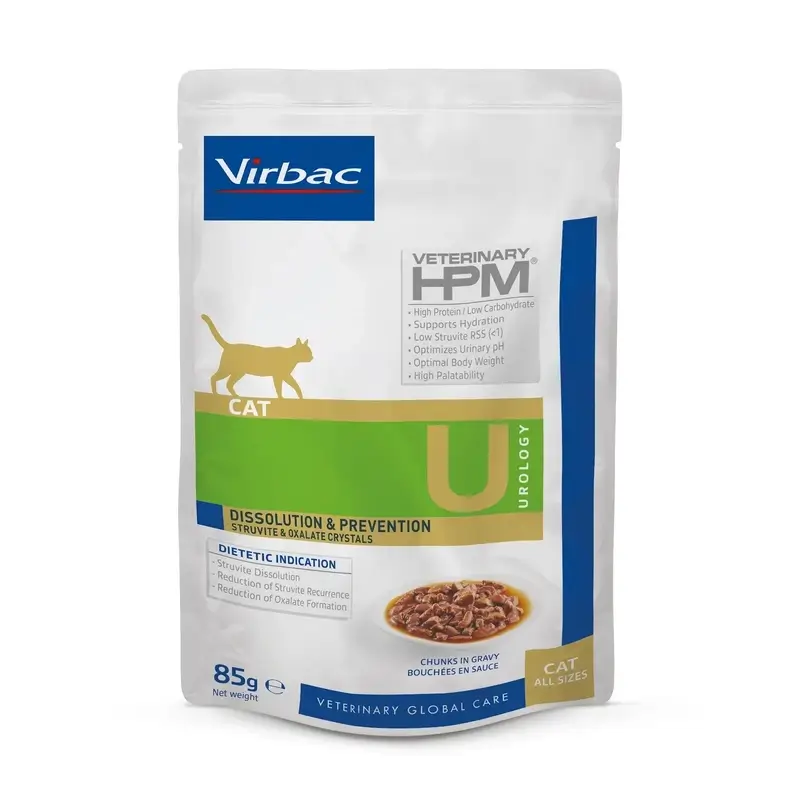 Virbac Hpm Feline Urology Dissol&Prevention En Salsa 12X85Gr