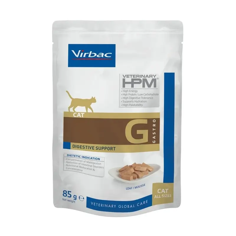 Virbac Hpm Feeline Digestive Support Humedo 12X85Gr