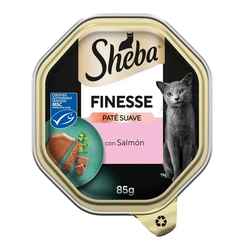 Sheba Finesse Salmón 22X85 Gr