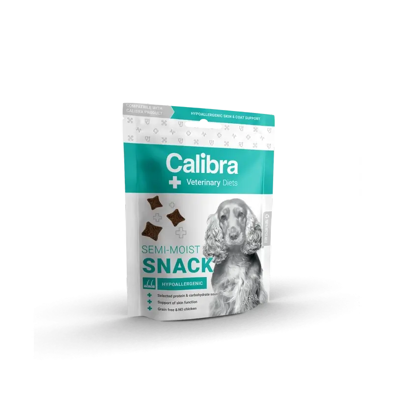 Calibra Vet Diet Dog Semi-Moist Snack Hypoallergenic Comida Húmeda 120G