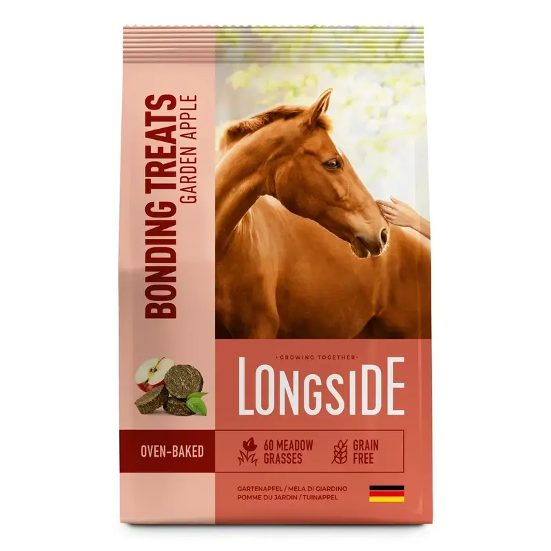 Mealberry Longside Bonding Treats Caballos Manzana, 500 gr