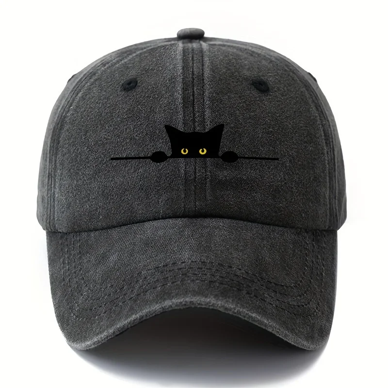 Casquette Avec Un Imprimé Chat