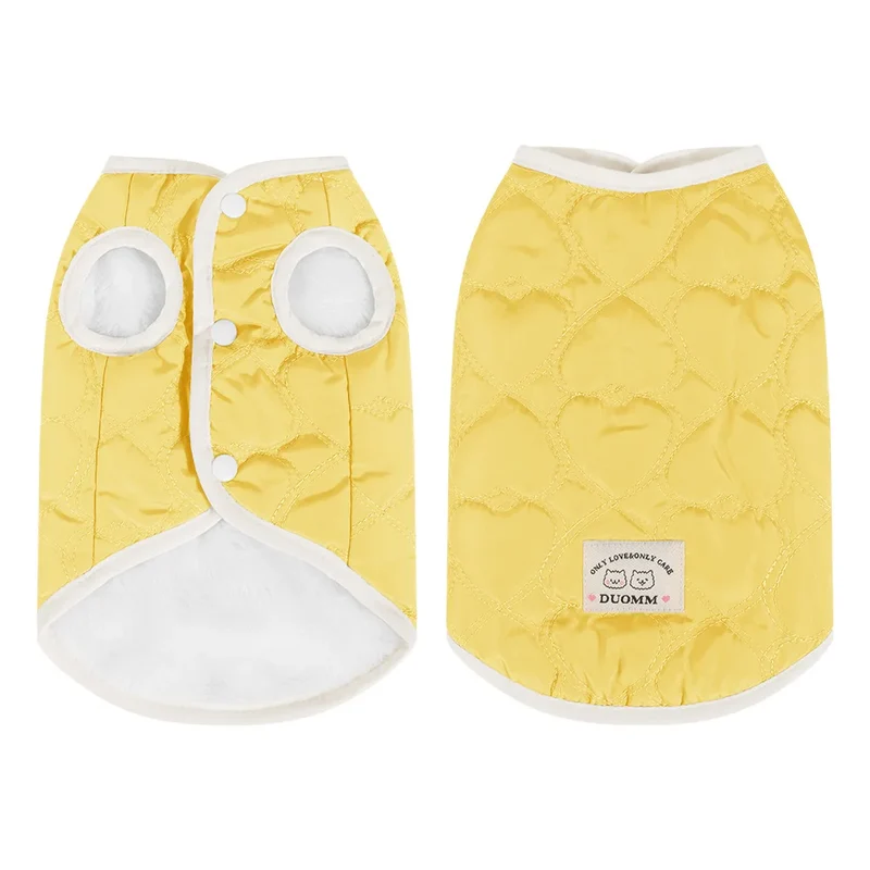 Gilet Doublé Fausse Fourrure Pour Chat