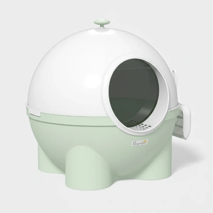 Litière maison chat design résistante et confortable