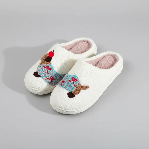 Chaussons Chien Teckel Chaud Et Confortable