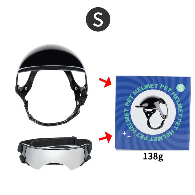 Casque Et Lunette De Soleil Pour Chien