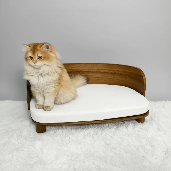 Lit Canapé Surélevé En Bois Pour Chat