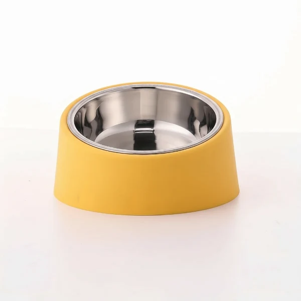Gamelle Ergonomique En Acier Inoxydable Pour Petit Chien
